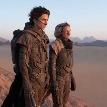 Copyright: © 2020 Warner Bros. Entertainment Inc. All Rights Reserved. Photo Credit: Chiabella James Caption: (L-r) TIMOTHÉE CHALAMET as Paul Atreides and REBECCA FERGUSON as Lady Jessica Atreides in Warner Bros. Pictures and Legendary Pictures’ action adventure “DUNE,” a Warner Bros. Pictures release.