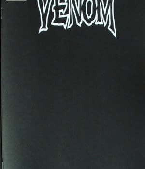 Venom #25 Black Blank Cover