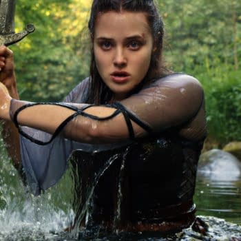 Katherine Langford stars in Cursed, courtesy of Netflix.
