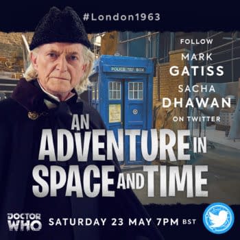An Adventure in Space and Time Rewatch Artwork, courtesy of BBC.