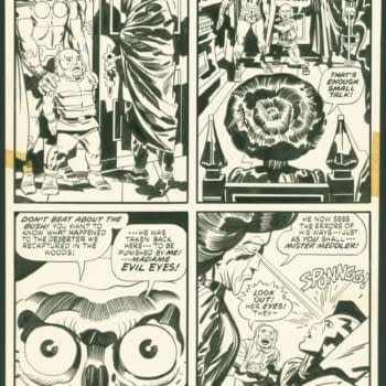 Mister Miracle #14 Page 8 by Jack Kirby. Credit ComicConnect