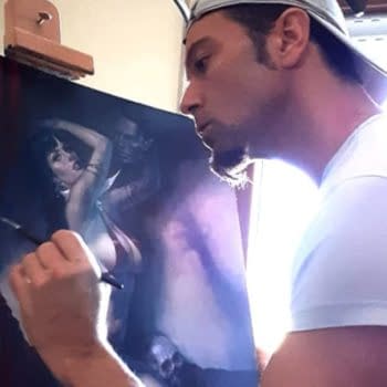 Lucio Parrillo's Original Vampirella Painting Snapped Up on IndieGoGo