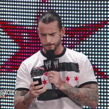 CM Punk, master of social media [Screencap from WWE Broadcast]