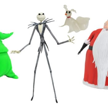 SDCC 2020 THE NIGHTMARE BEFORE CHRISTMAS LIGHTED ACTION FIGURE BOX SET