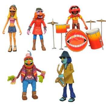 SDCC 2020 MUPPETS DELUXE BAND MEMBERS ACTION FIGURE BOX SET