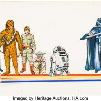 Rare Star Wars ESB Birthday Card Art On Auction At Heritage Right Now