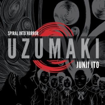 The VIZ Media cover for Junji Ito's terrifying horror manga Uzumaki, which will soon be adapted into an anime series.