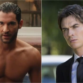 Those Lucifer/TheVampire Diaries rumors got put to bed. (Images: Netflix/The CW)