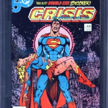 Crisis On Infinite Earths #7 9.8 Up For Auction Right Now