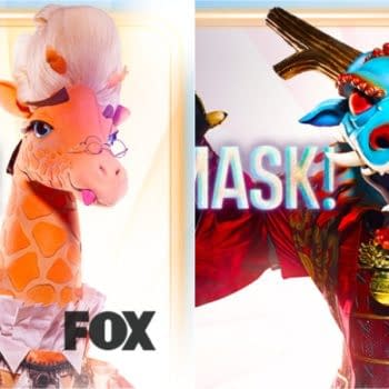 A look at two masks from The Masked Singer season 3 (Image: FOXTV)