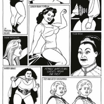 Jamie Hernandez To Publish 40 Years Of Women Wrestling Cartoons