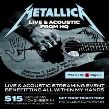 Metallica Doing Live Acoustic Charity Set On November 14th