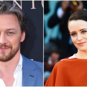 L-R: James McAvoy arrives for the 'Dark Phoenix' Global Premiere on June 04, 2019 in Hollywood, CA. Editorial credit: DFree / Shutterstock.com | Claire Foy walks the red carpet of the 'First Man' screening during the 75th Venice Film Festival on August 29, 2018 in Venice, Italy. Editorial credit: Matteo Chinellato / Shutterstock.com