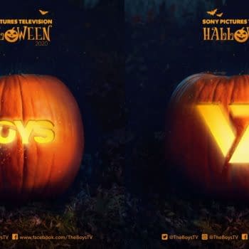The Boys and other shows are getting pumpkin carving stencils courtesy of Sony Pictures TV (Image: SPTV)