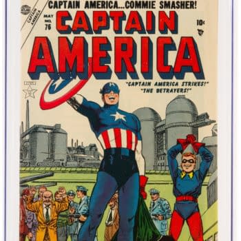 Beautiful Copy Of Captain America Comics #76 On Auction Today