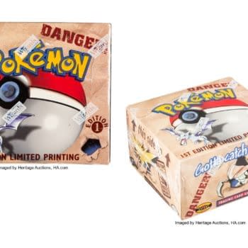 1st Edition Booster Box of Pokémon TCG Fossil Expansion Hits Auction