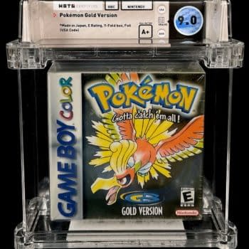 Pokémon Gold Sealed, Graded Game Up For Auction At Comic Connect