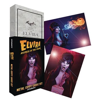 Cover image for ELVIRA METAL CRYPT CARDS