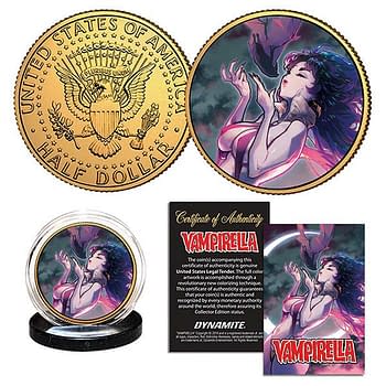 Cover image for VAMPIRELLA ROSE BESCH GOLD COLL COIN