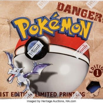 Pokémon TCG 1st Ed. Fossil Booster Box Up For Auction At Heritage