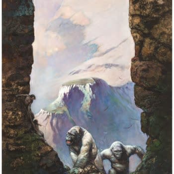 Frank Frazetta's Outlaw World White Apes Painting At Auction And More