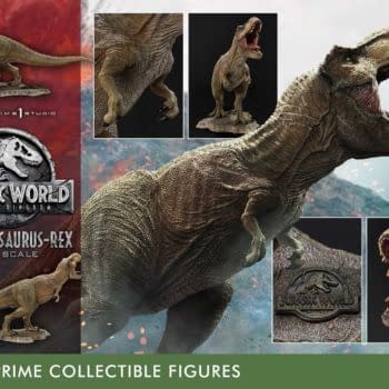 Prime 1 Studio Reveals Jurassic World Fallen Kingdom T-Rex Statue
