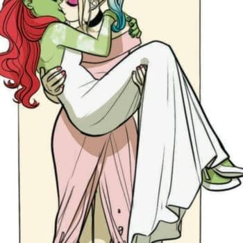 Harley Quinn and Poison Ivy in their Weddimg Dresses