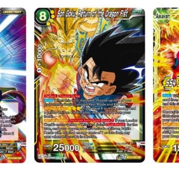 Dragon Ball Super CG Previews Goku SR & Leader Cards in Cross Spirits