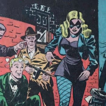 Flash Comics #86 featuring Black Canary, title splash.