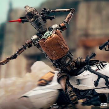 Star Wars The Child and IG-11 Go for a Ride with Iron Studios