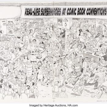 Al Jaffee And His Take On Comic Cons For MAD Magazine At Auction