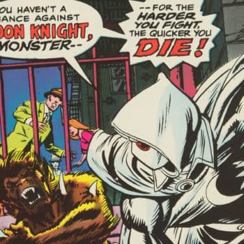 Werewolf by Night #32 featuring Moon Knight, Marvel 1975.