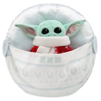 Star Wars Grogu Holiday Plush in Hover Pram Comes to shopDisney
