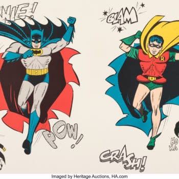 Batman And Robin Rare 1966 Poster Sheet At Heritage Auctions