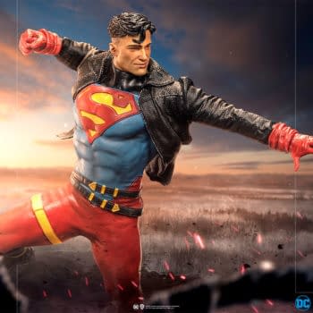 Superboy Leaps Into Action with New Iron Studios DC Comics Statue
