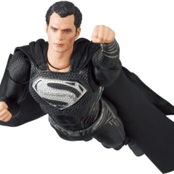 Zack Snyder’s Justice League Black Suit Superman Gets MAFEX Figure