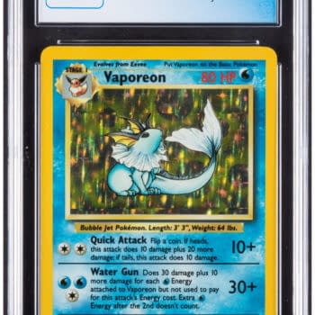 Pokémon TCG "No Set Symbol" Vaporeon Card On Auction At Heritage