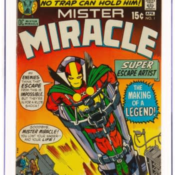 Mister Miracle Makes His Debut, Jack Kirby Classic On Auction Today