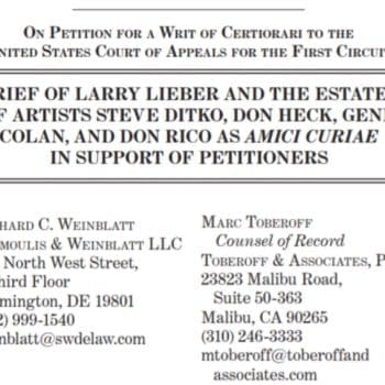 Stan Lee's Brother & Other Marvel Creator Estates File Supreme Court