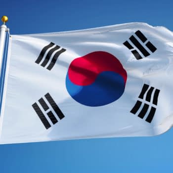 South Korea flag, image by railway fx / Shutterstock.com.