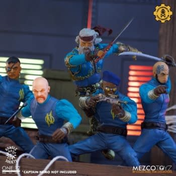 Mezco Toyz Debuts Captain Nemo Nautilus Crew Builder Figure Set