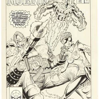 Waiting For Wolverine - Rob Liefeld New Mutants Cover Art At Auction