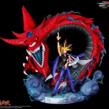 Taka Corp Studio Reveals New Yu-Gi-Oh Slifer the Sky Dragon Statue