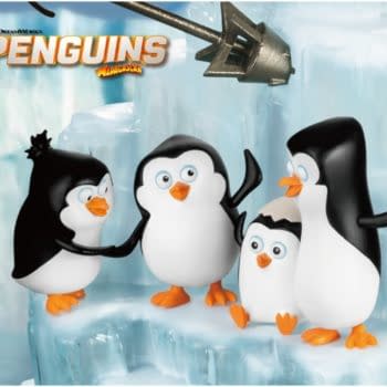 The Penguins of Madagascar are Back with Beast Kingdom Statue