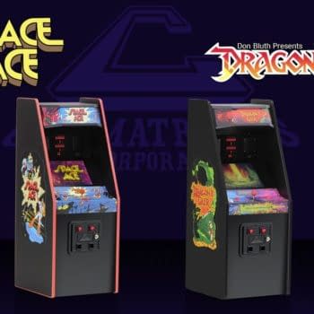 New Wave Toys Reveals New Space Ace & Dragon's Lair Mini Arcades
