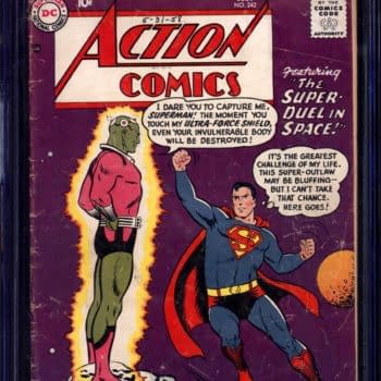 Superman Battles Brainiac For The First Time, On Auction Today