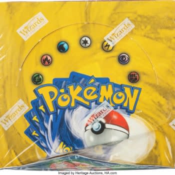 Pokémon TCG: Unlimited Base Set Booster Box On Auction At Heritage