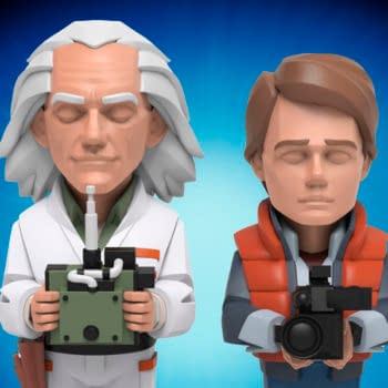 Artistic Back to the Future x YARMS Figures Debut from Mighty Jaxx