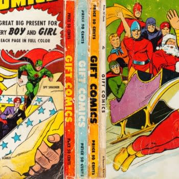 Captain Marvel featured in Fawcett Giants 1941-1952.