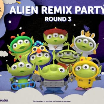 Pixar Alien Remix Party Round 3 Revealed by Beast Kingdom 
